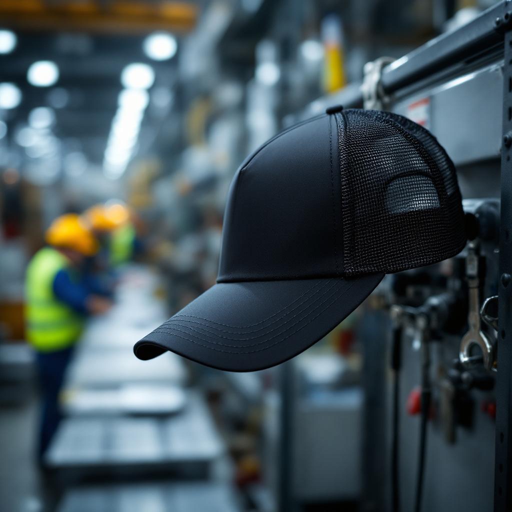 Cofia de Malla Negra