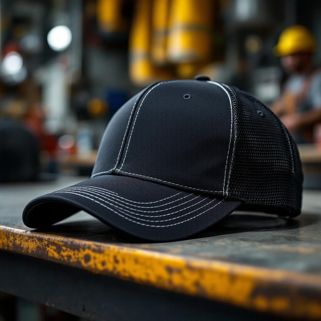 Cofia de Malla Negra