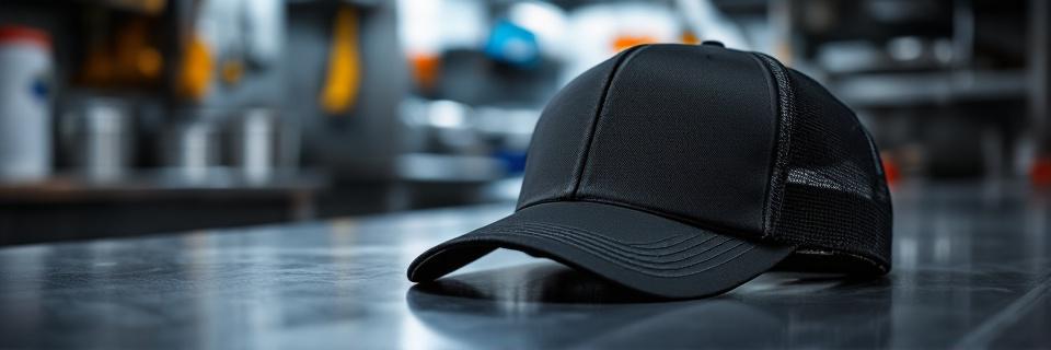 Cofia de Malla Negra